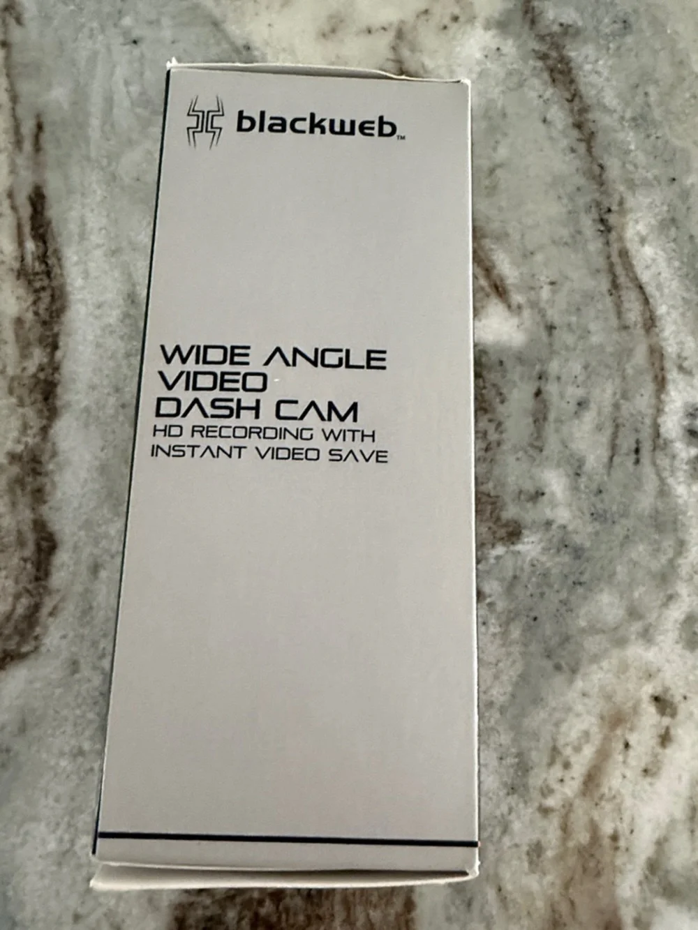 blackweb Black Wide Angle Video Dash Cam - Black